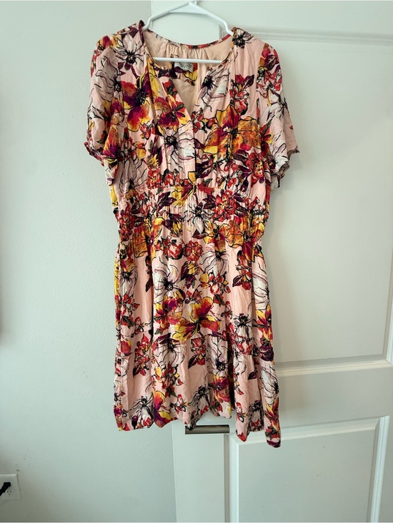 Tru Luxe Jeans Dresses & Skirts - Tru Luxe Jeans Floral Smocked Waist Dress | Boho Chic Dopamine Dressing♥️